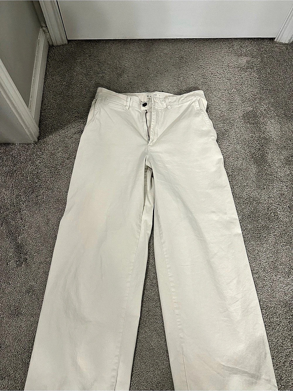 Everlane Wide Leg Pants White Size 8